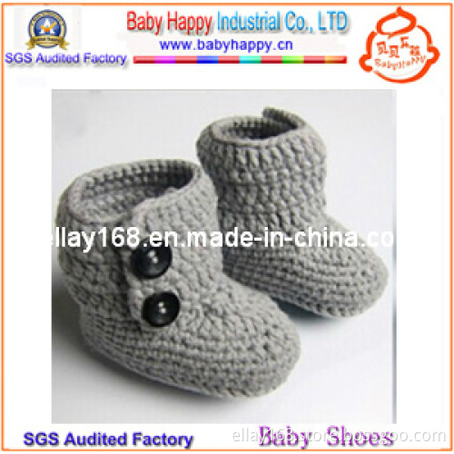 Baby Girl Crochet Knitting Baby Shoes